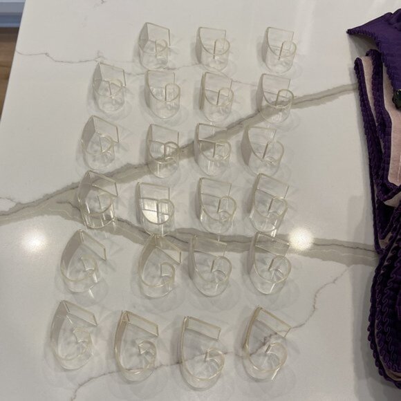 Purple High Quality Spun Polyester Fabric Shirred Pleat 13' Table Skirt - Picture 10 of 12